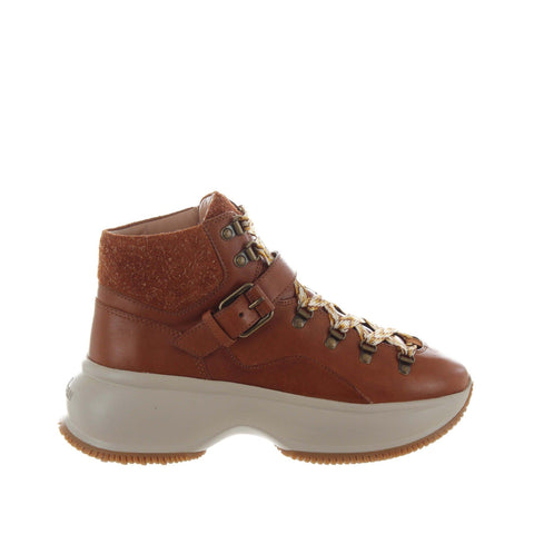 Hogan Maxi I Active Ankles Boots in Brown