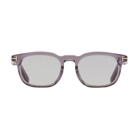 Tom Ford Sunglasses Square Full Rim, Shiny Grey Frame and Smoke Lens FT1122-D20A