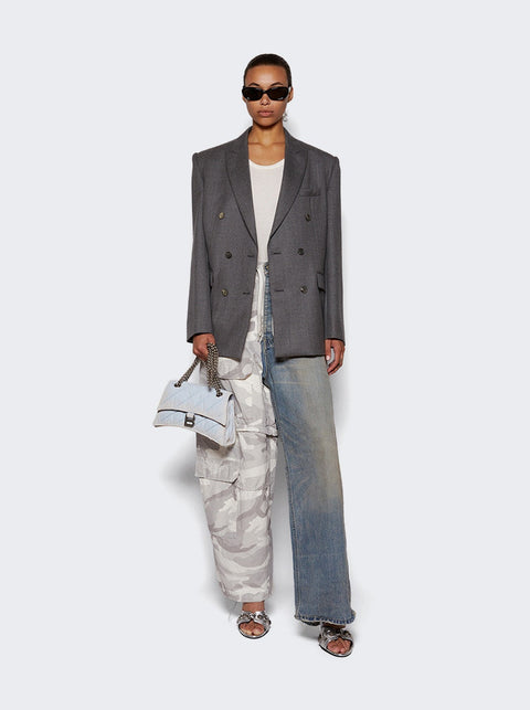 Balenciaga Cagole 110mm Sandal SILVER