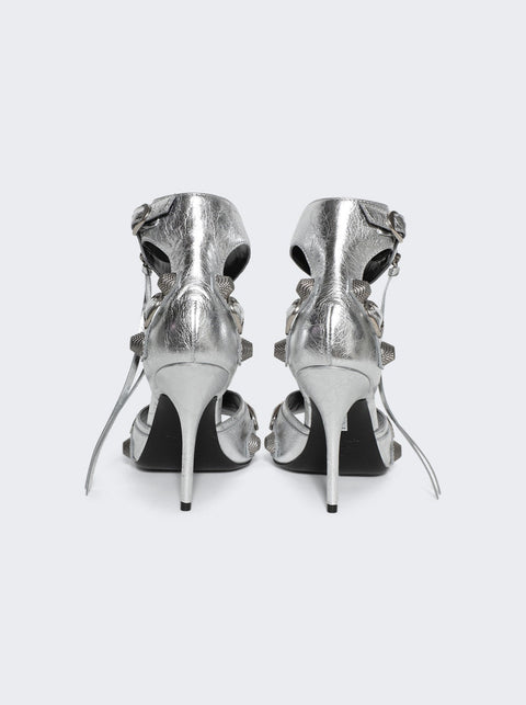 Balenciaga Cagole 110mm Sandal SILVER
