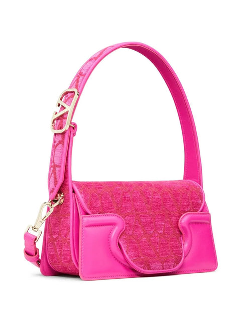 Valentino Garavani Le Grand Deuxième Logo Plaque Shoulder Bag