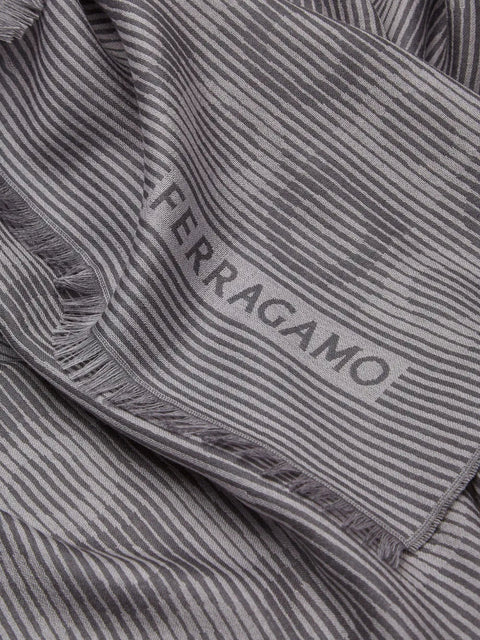 Ferragamo Gancini-Pattern Scarf