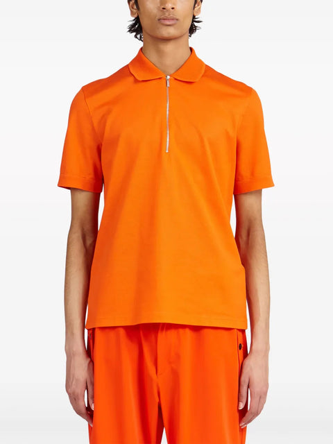 Ferragamo Half-Zip Polo Top