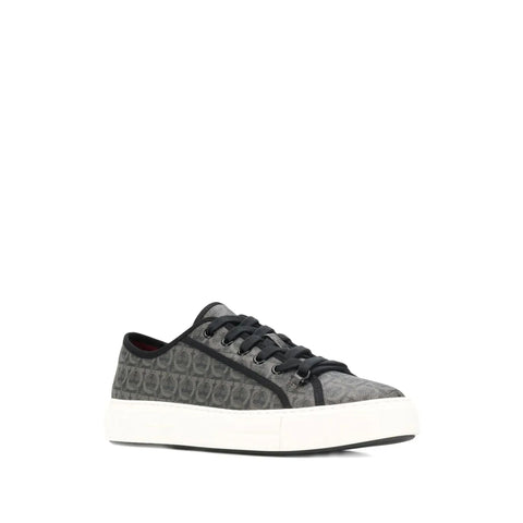 Ferragamo Anson Gancini Print Sneakers