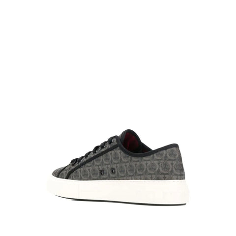 Ferragamo Anson Gancini Print Sneakers