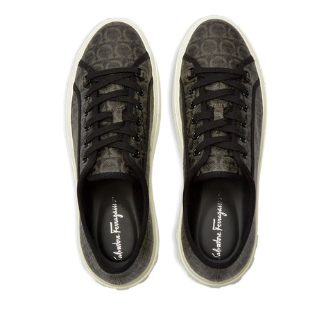 Ferragamo Anson Gancini Print Sneakers