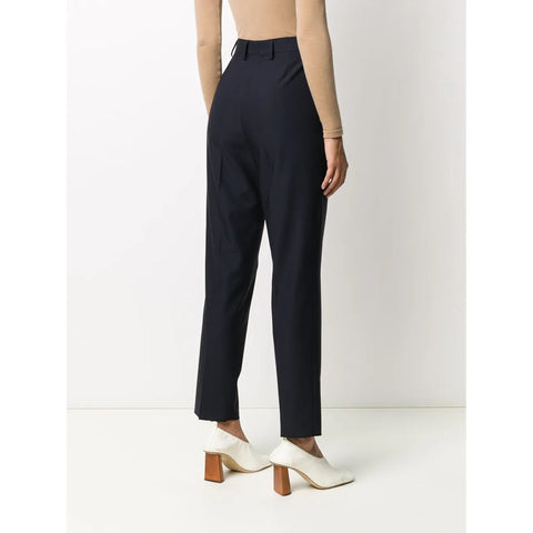 Ferragamo Gancini-Plaque Straight-Leg Trousers