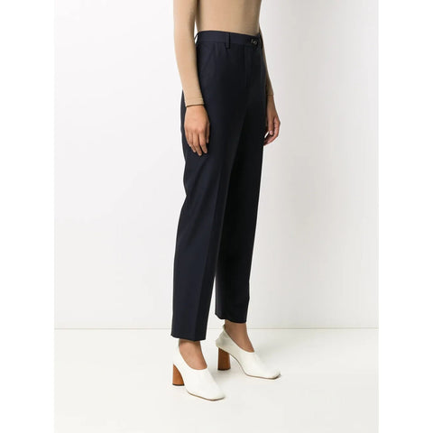 Ferragamo Gancini-Plaque Straight-Leg Trousers