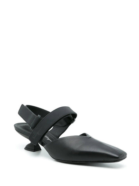 Ferragamo Square-Toe 45Mm Pumps