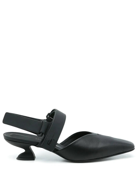 Ferragamo Square-Toe 45Mm Pumps