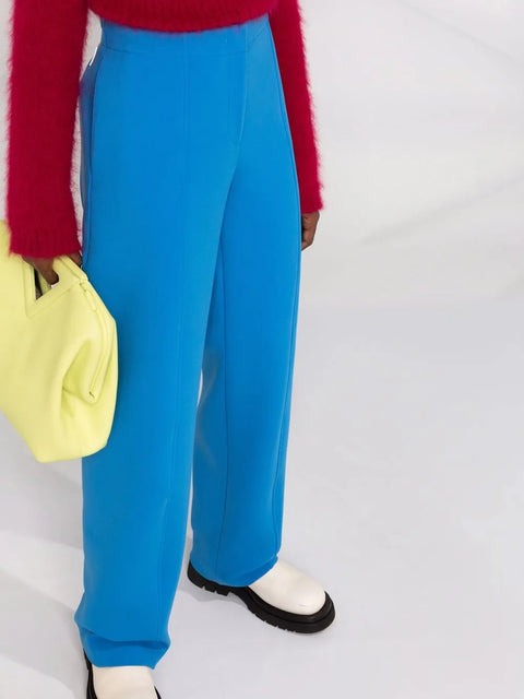 Ferragamo High-Waisted Straight-Leg Trousers