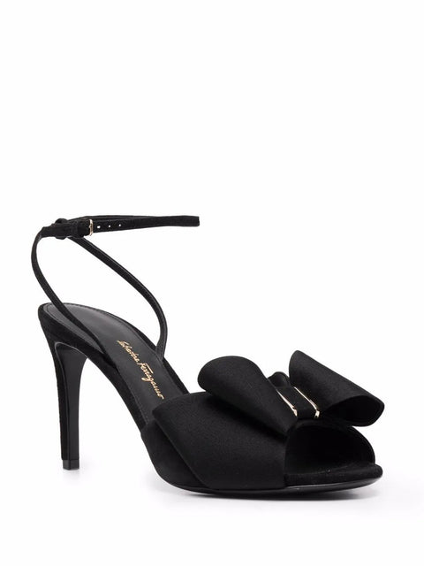 Ferragamo 95Mm Vara-Bow Detail Sandals