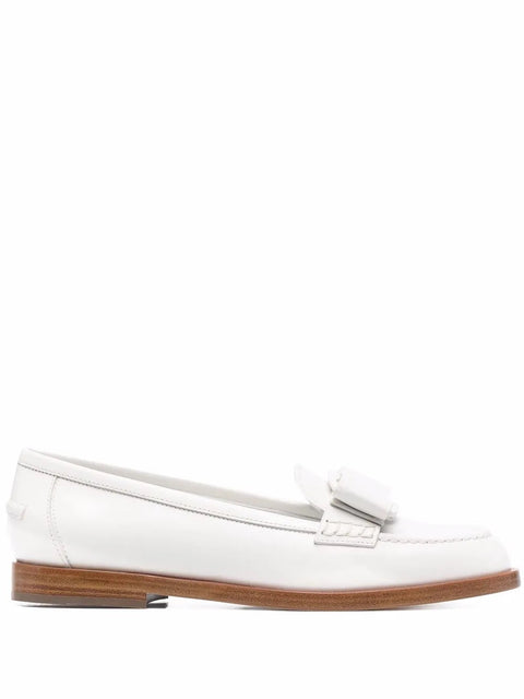 Ferragamo Viva Bow-Embellished Loafers