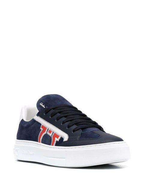 Ferragamo Borg 5 Low-Top Sneakers
