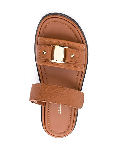 Ferragamo Vara Touch-Strap Sandals