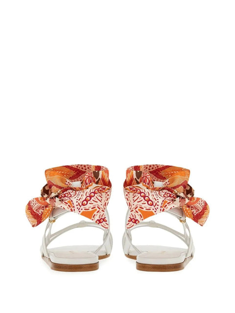 Ferragamo Vara Lace-Up Sandals