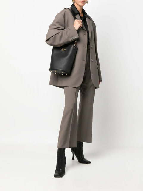 Ferragamo Gancini-Buckle Shoulder Bag