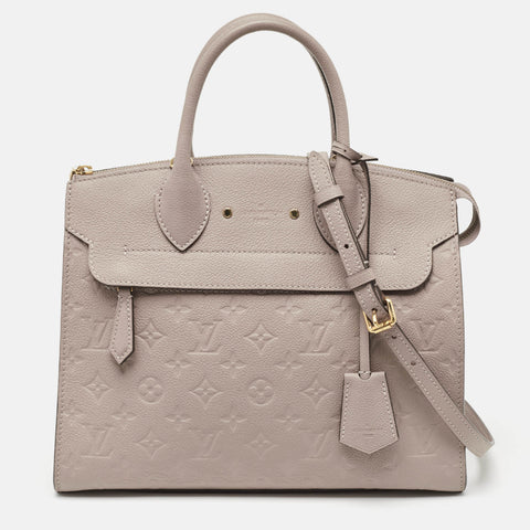 Preloved - Louis Vuitton Beige Monogram Empreinte Leather Pont Neuf Mm Bag