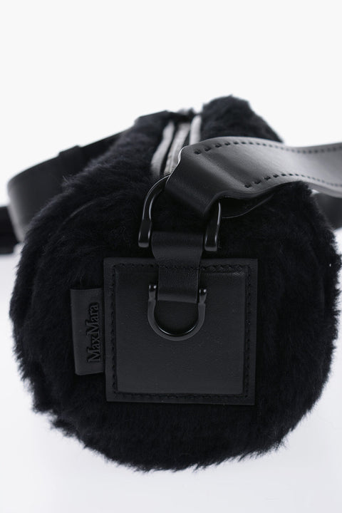 Max Mara SFILATA Camel TEDDYROLLS Crossbody Bag