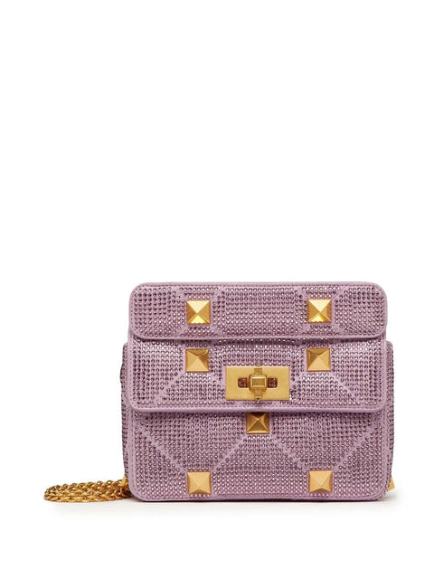 Valentino Garavani Roman Stud Chain-Linked Medium Shoulder Bag