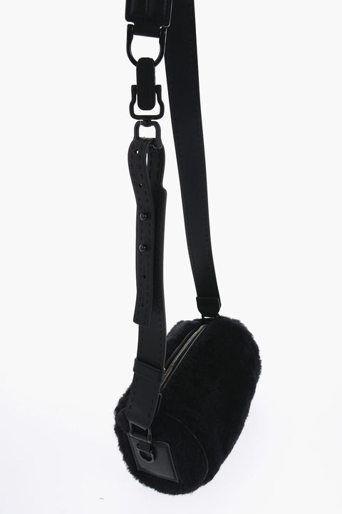 Max Mara SFILATA Camel TEDDYROLLS Crossbody Bag